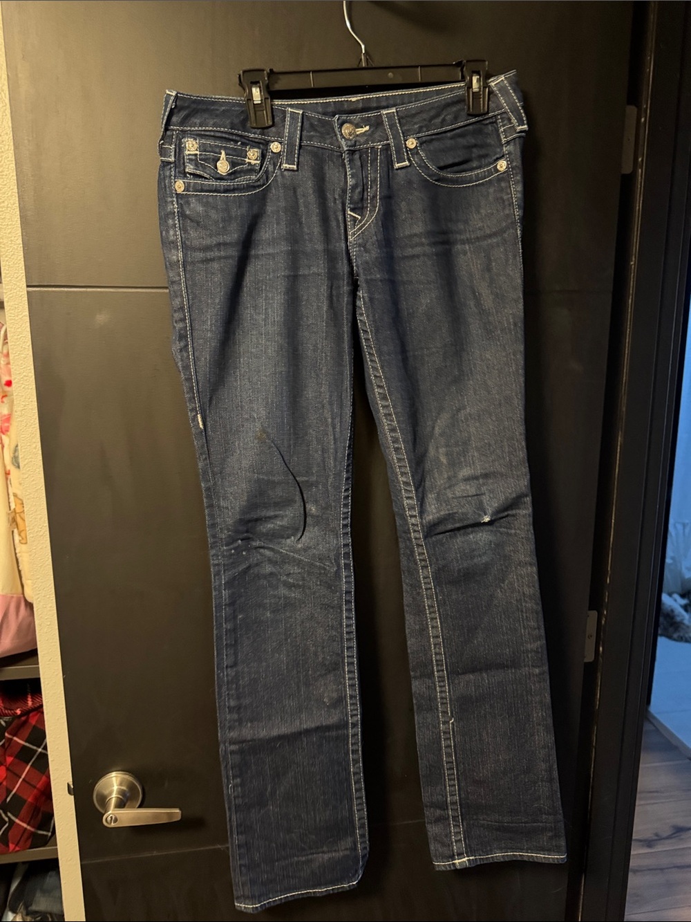 True Religion Dark Blue Boot Cut Jeans